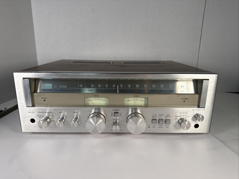 Nice! Vintage Sansui G-3500 Pure Power stereo receiver in great condition tested
