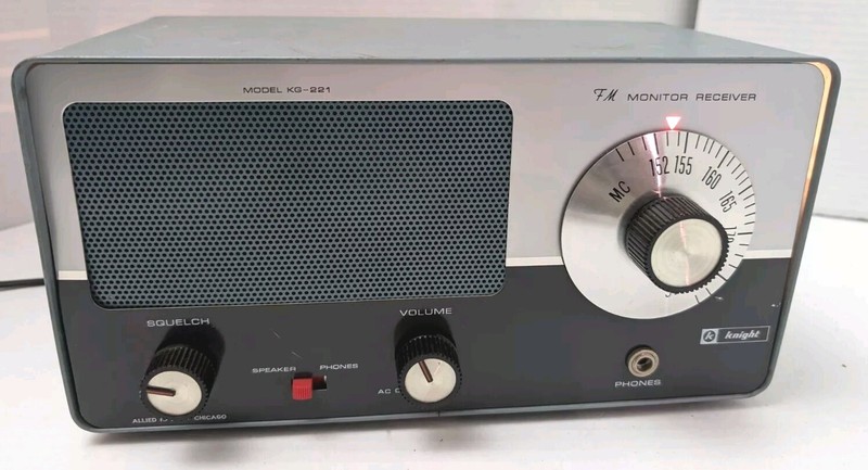 Vintage FM Monitor Receiver Knight KG-221 Excellent Condition