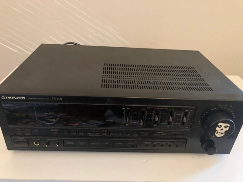 VTG Pioneer SX-201 Stereo Receiver Graphic Equalizer AM/FM TESTED