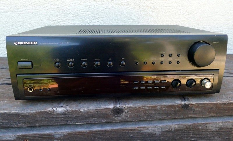 Pioneer SX-203 Stereo Receiver with issues, Volume Knob INOP, stuck full volume