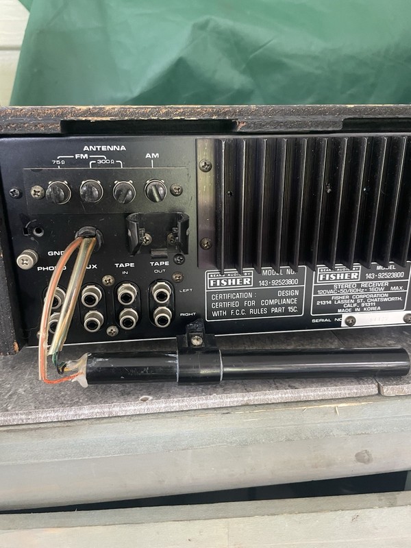 Vintage Sears Audio by Fisher AM/FM Receiver 143.92513800 120VAC Parts Or Repair gallery