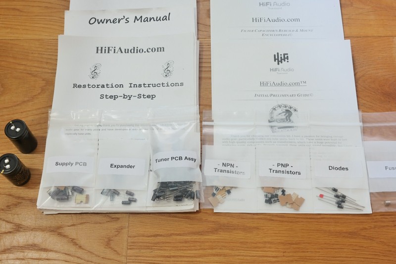 REALISTIC STA-860 rebuild restoration recap service kit repair filter capacitor gallery