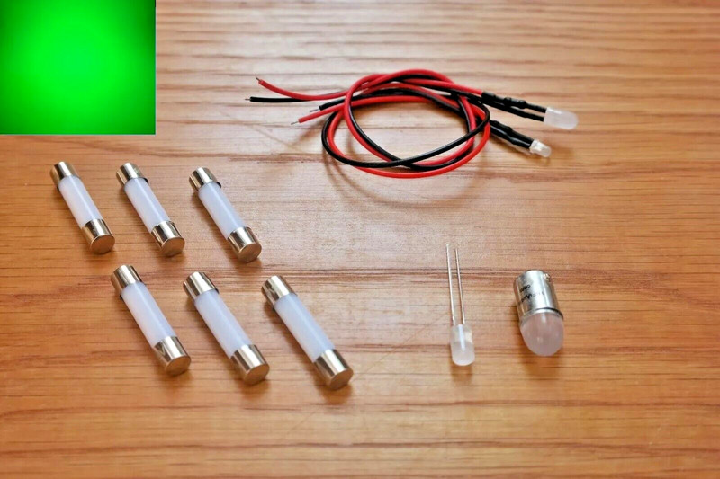 Rotel RX-503 RX-603 RX-803 RT-925 LED replacement bulb lamp light set kit GREEN