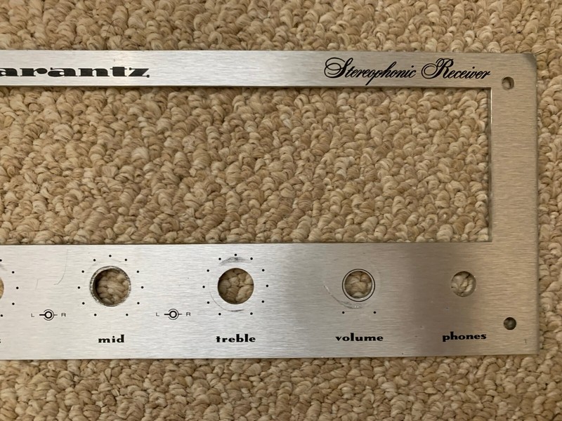 Original Marantz 2275 Receiver Front Panel Faceplate silver gallery