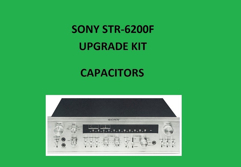SONY STR-6200F Stereo Receiver Repair KIT - all capacitors