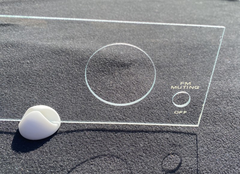 Pioneer SX-838 Dial Glass Replacement Part