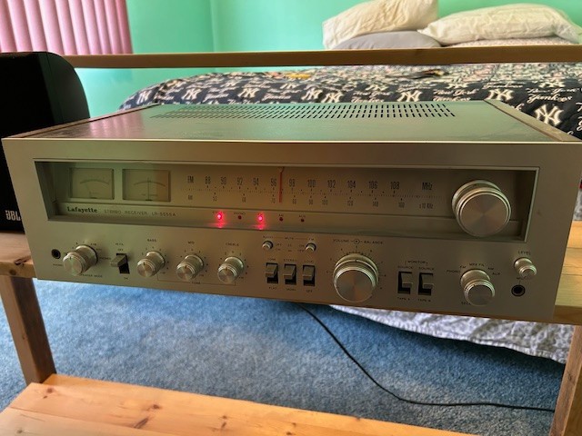 Lafayette LR-5555A Stereo Receiver – used- original owner- sell for parts