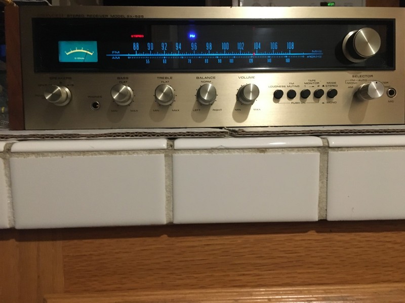 Upgraded Pioneer SX-525 AM/FM Stereo Receiver, Extensively Serviced RestoMod