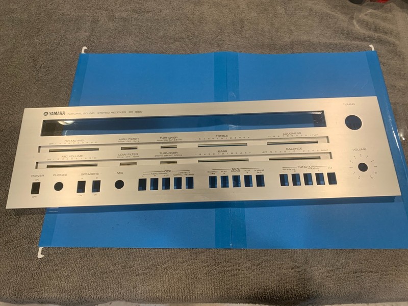 Yamaha CR-1000 Stereo Receiver – Parting Out – Faceplate