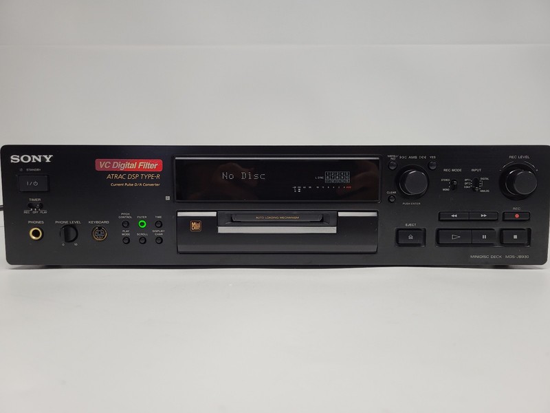 Vintage 1999 Sony MDS-JB930 MiniDisc Deck Player Recorder (Tested) gallery