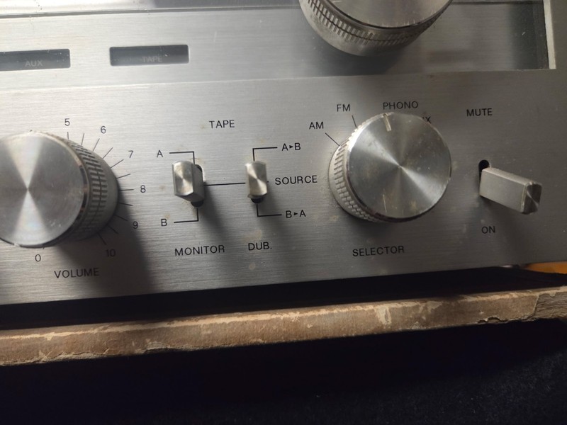 Vintage Philips 786 Silver Stereo Receiver, Rare, 45 WPC, USA made gallery