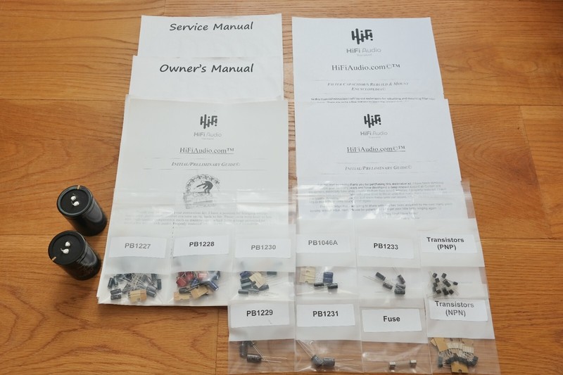 Luxman R-1070 receiver rebuild restoration Capacitor Kit fix repair rebuild