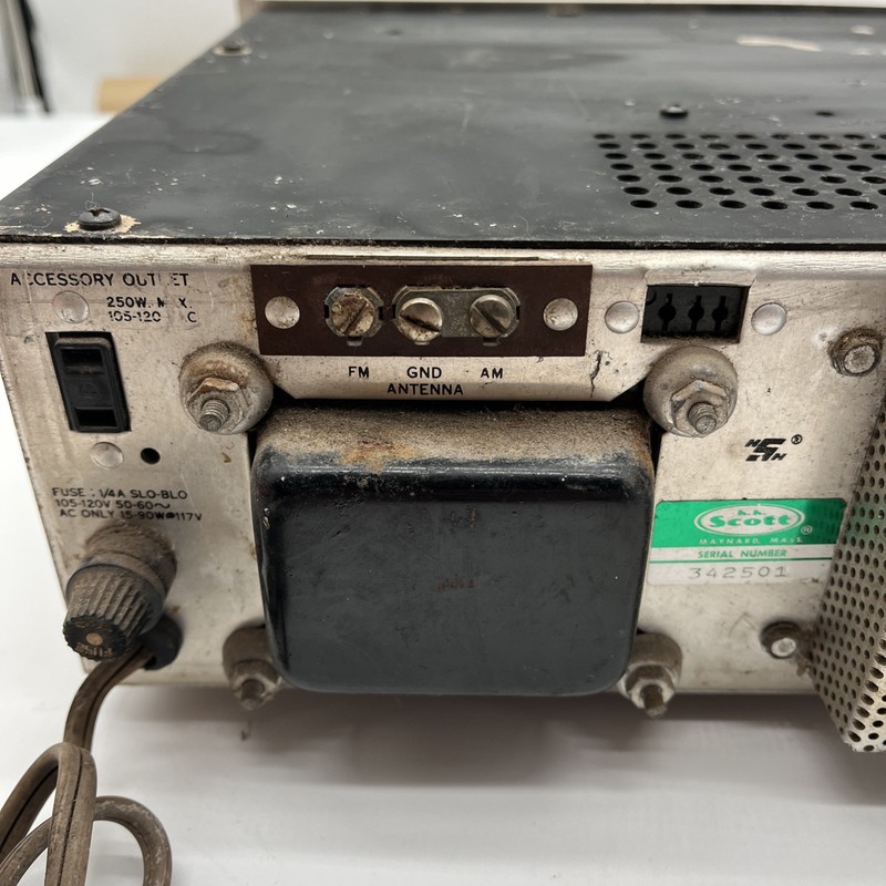 Scott Stereomaster 382 Vintage Receiver PARTS Or REPAIR gallery