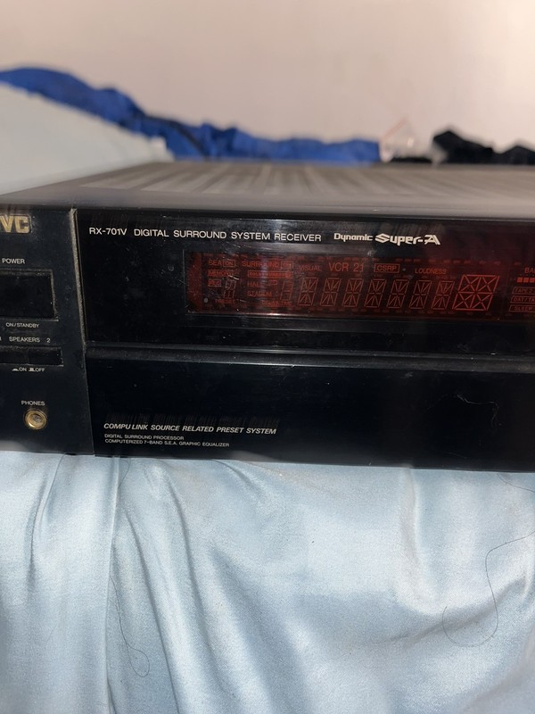 Vintage JVC RX-701V DIGITAL SURROUND Sound RECEIVER, Working, Made In Japan gallery