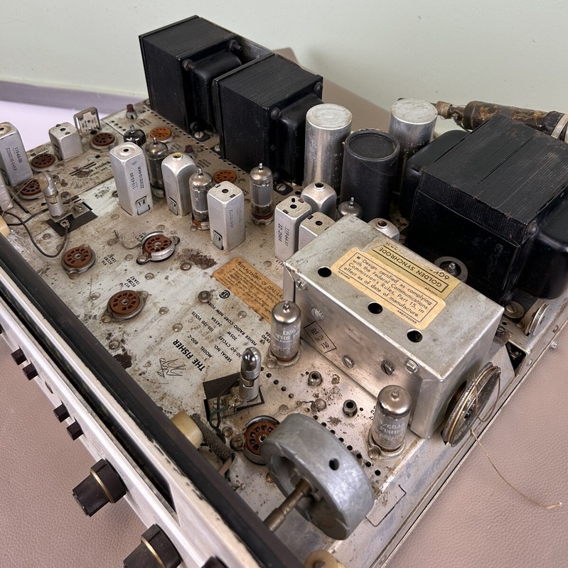 FISHER 800C TUBE RECEIVER PARTS/REPAIR gallery