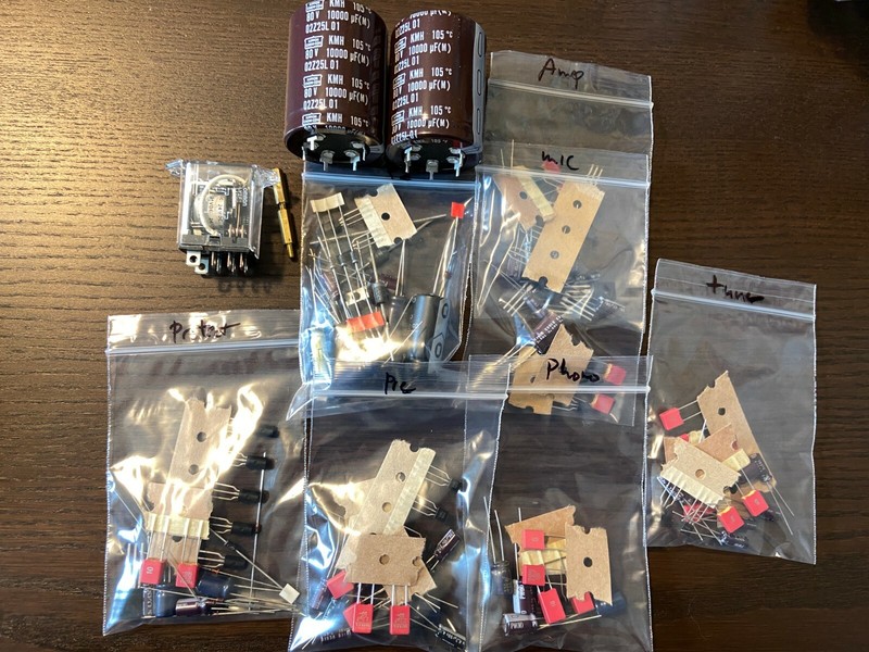 Pioneer SX-737 COMPLETE Rebuild Kit High-Quality Receiver Recap Caps Transistors