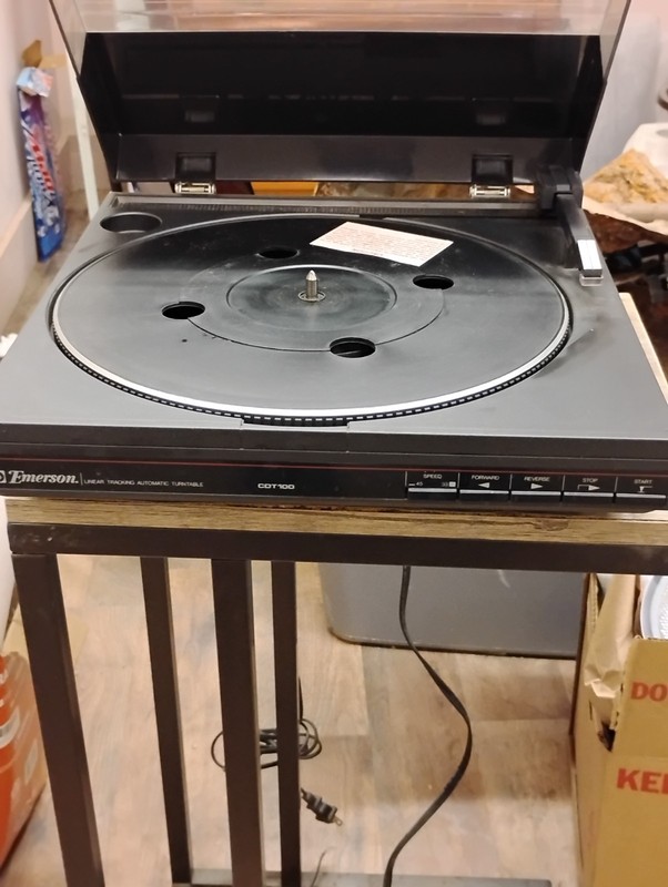 Emerson linear tracking automatic turntable cdt 100 works no issues gallery