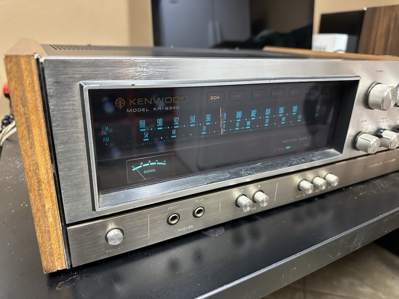 Kenwood KR-6340 Vintage AM/FM 4 Channel Tuner gallery