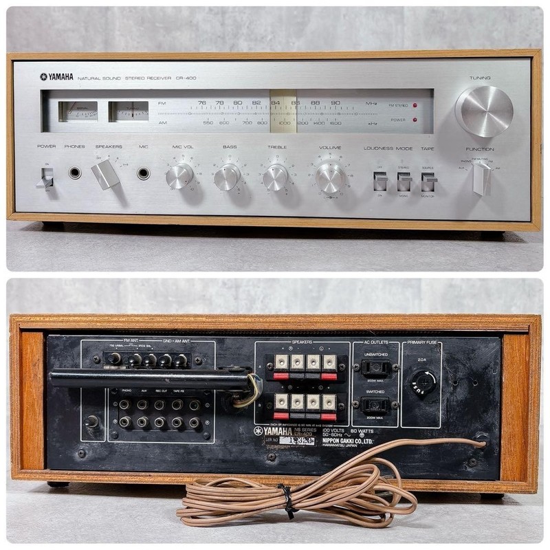 Yamaha CR-400 Natural Sound Stereo Receiver Vintage Confirmed Operation Working gallery