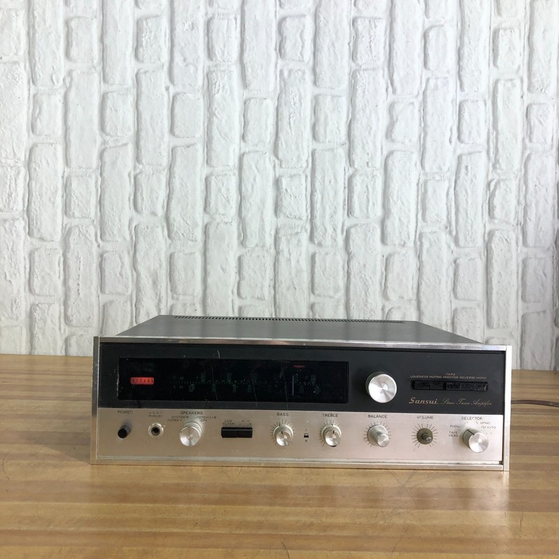 Vintage Sansui 2000 Receiver Stereo Tuner Amplifier Working (Missing Vol Knob)