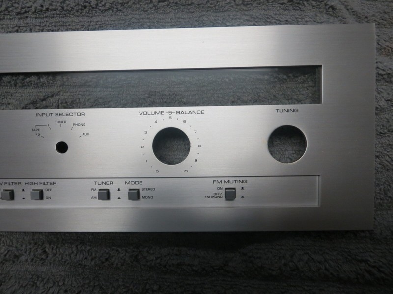 YAMAHA CR 620 RECEIVER FACE PLATE WITH ALL BUTTONS gallery