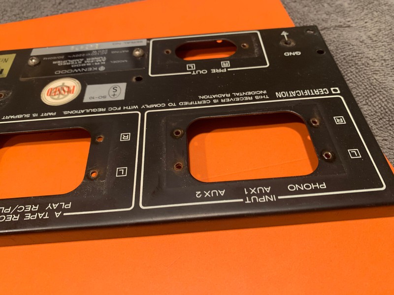 Kenwood KR-5200 Stereo Receiver Parting Out Rear Panel gallery