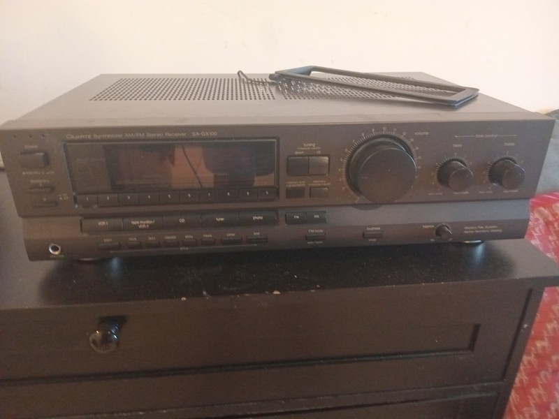 Technics SA-GX100 AM-FM Stereo Receiver Working! No Remote Or Power Cord gallery