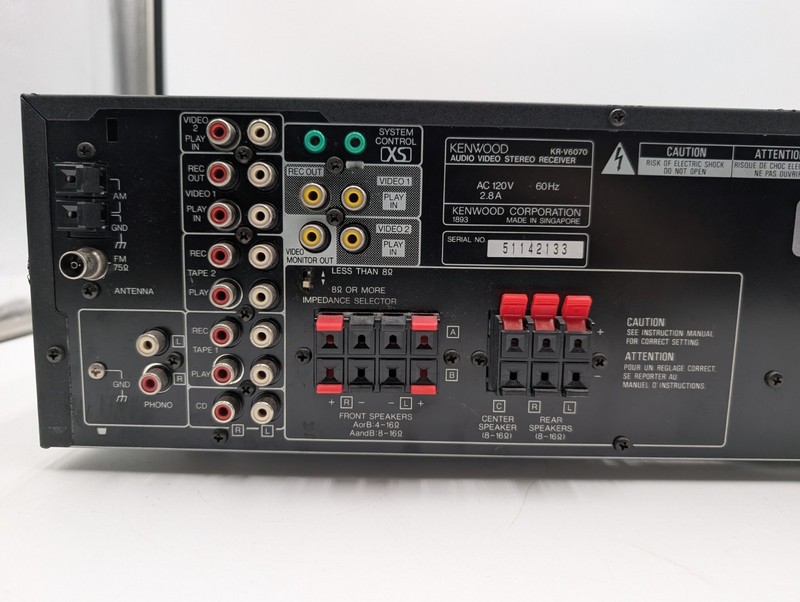 KENWOOD KR-V6070 Audio-Video Stereo Receiver READ BELOW gallery