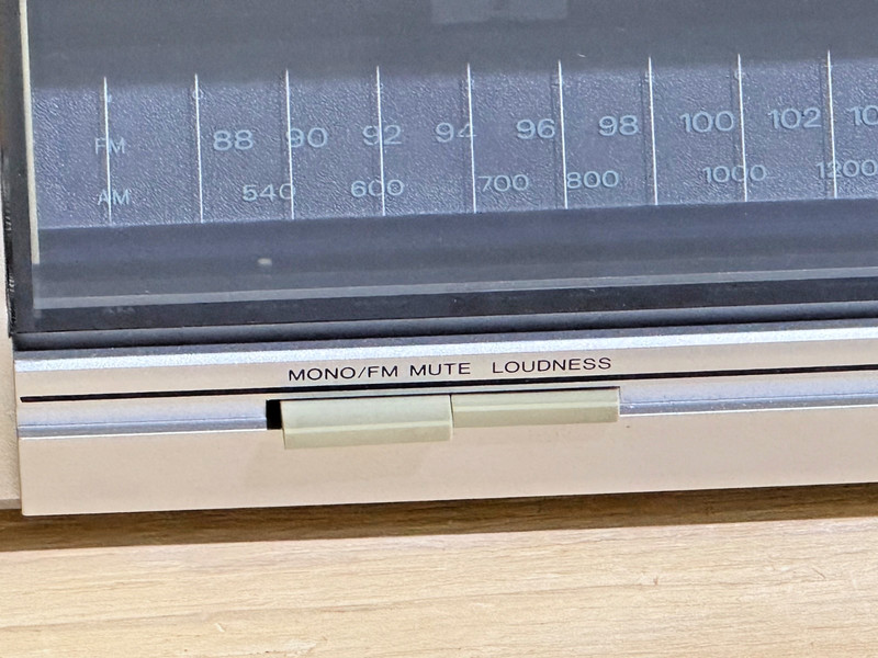 Vintage Sanyo DCR 100 AM/FM Stereo Receiver | Silver | Tested OK | Made in JAPAN gallery