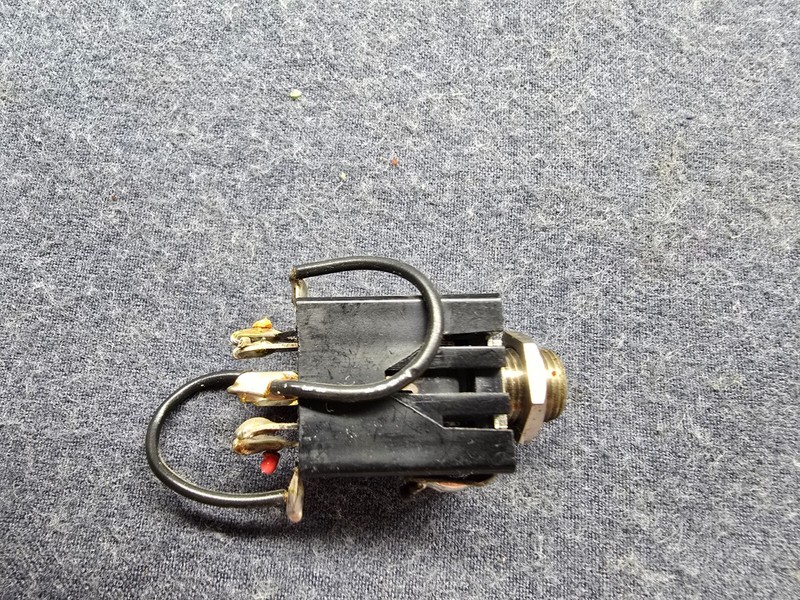 Sansui QR-4500 Receiver Part - Tape REC or Tape Playback 1/4" Input Jack gallery