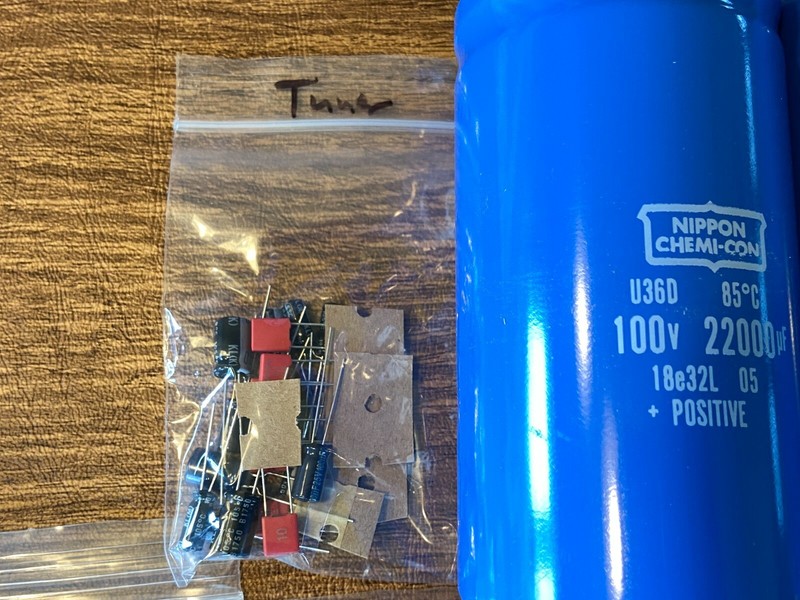 Pioneer SX-1050 Complete Rebuild Kit High-Quality Receiver Recap W/ Transistors gallery