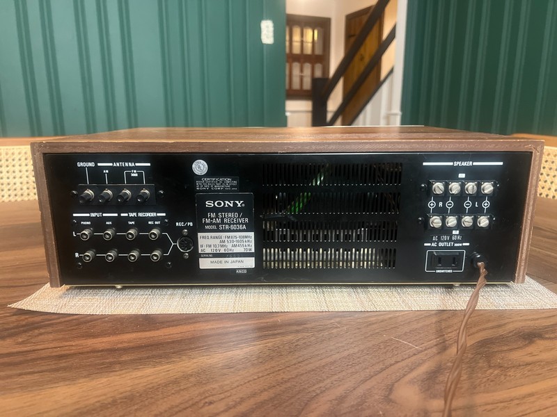 Sony STR-6036A Vintage Stereo Receiver gallery