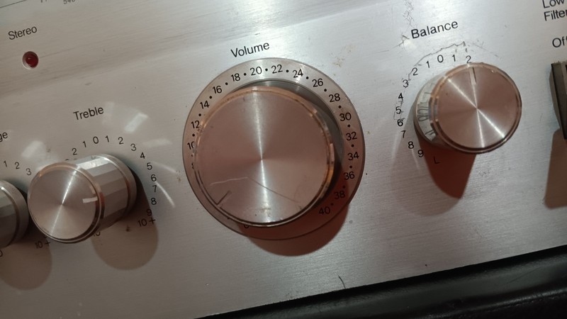 Mcs 3233 Receiver Volume Knob Original