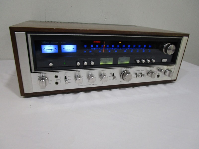 Very Nice Sansui 9090 Stereo Receiver w/ New LEDs - Serviced - Recapped - Cool!