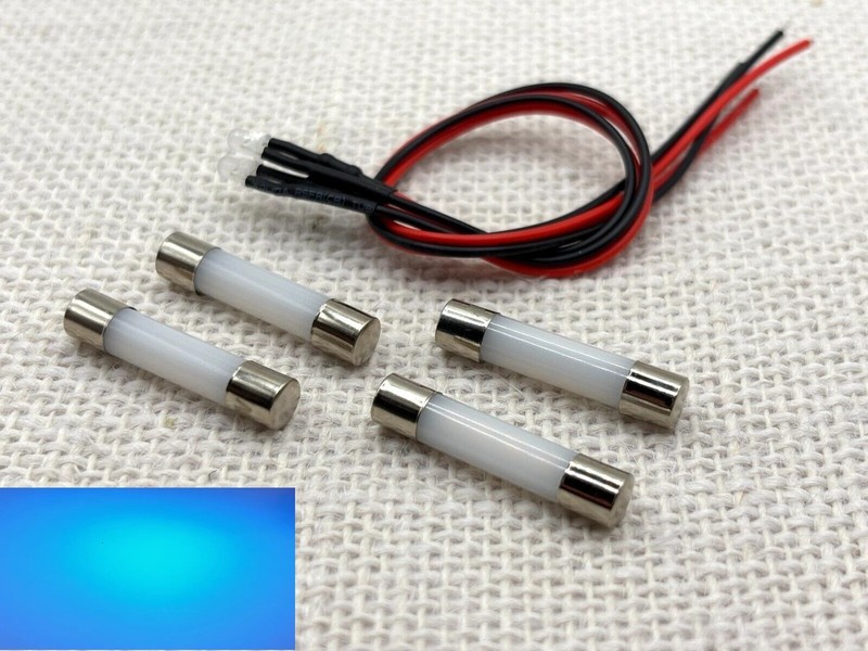 Technics SA-5560 SA-5460 replacement LED VU meter lamps lights bulbs kit BLUE