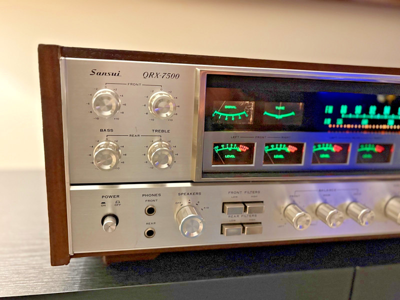 Sansui QRX-7500 - Serviced - Wood Case rebuilt / stained and sealed - tested gallery