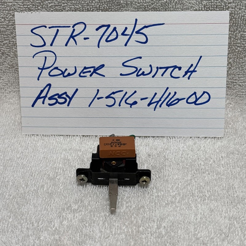 Sony STR-7045 Power Switch with Snubber 1-516-416-00 Parting Out Tested Working