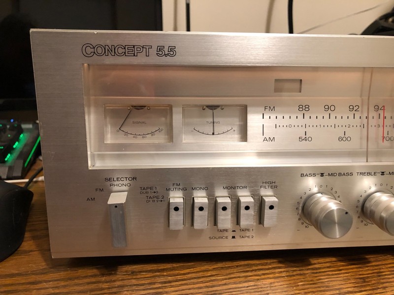 Working Concept 5.5 Receiver / Pacific Stereo w/ Phono Input gallery
