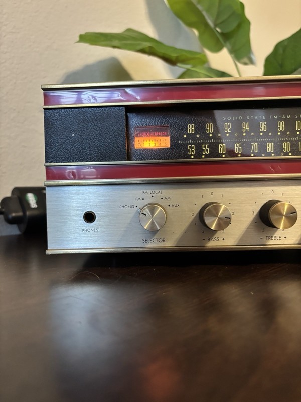 The Fisher 175-T Solid State Stereo Receiver⭐️Red Trim⭐️Working gallery