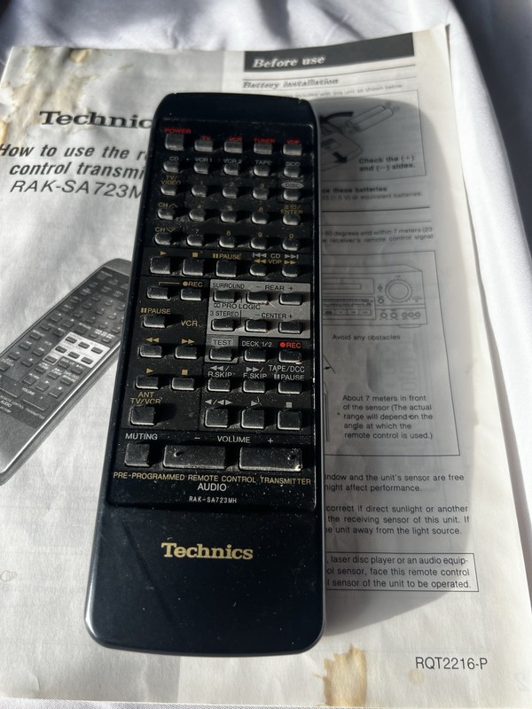 Vintage Technics SA-GX670 Stereo Receiver With Remote Manuals gallery