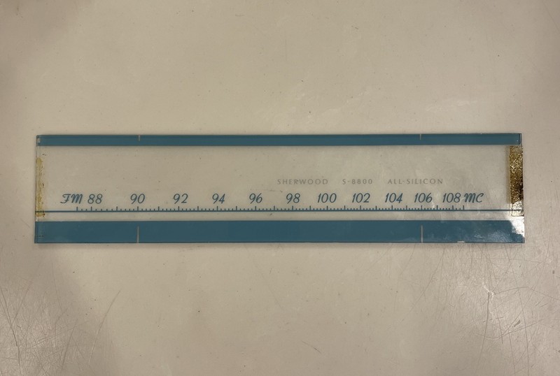 Sherwood S-8800 Glass Tuning Face Replacement