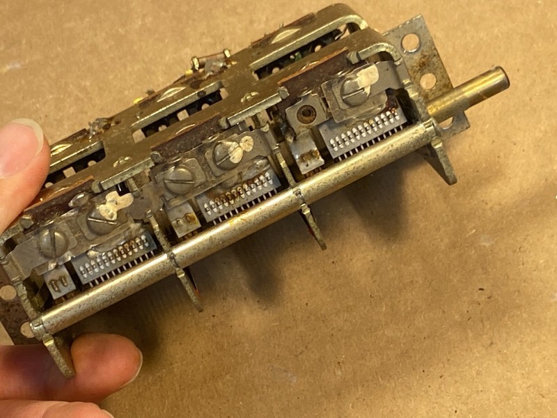Tuning Air Capacitor from Kenwood KW-50 Tube Receiver Parts Matsushita 3FC-43 gallery