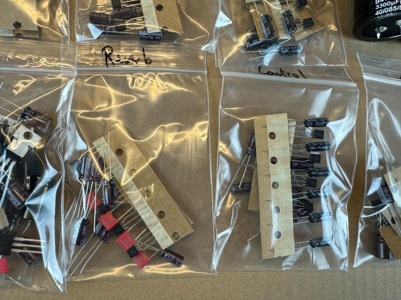 Pioneer SX-9000 COMPLETE Rebuild Kit Recap Set with Transistors Main Caps gallery