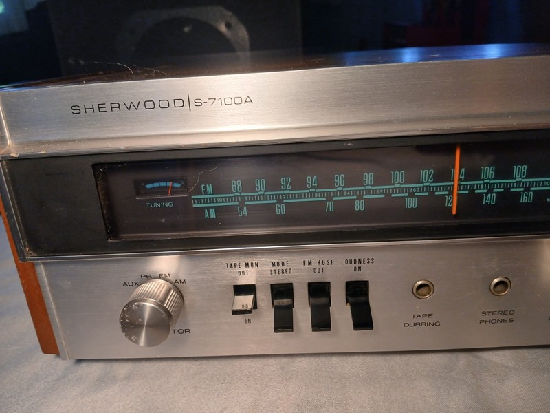 Sherwood S-7100A Vintage Working. gallery