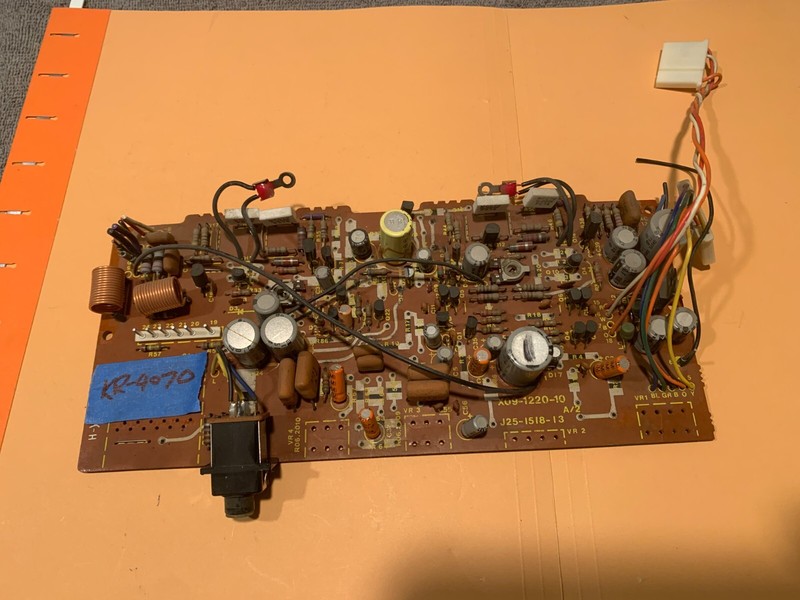 Kenwood KR-4070 Vintage Stereo Receiver Parting Out Amplifier Board Assembly