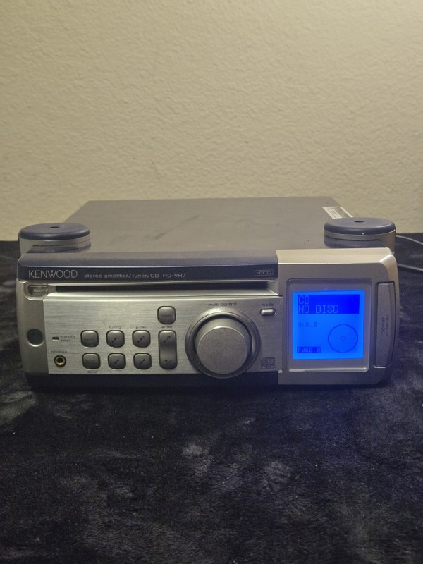 Kenwood RD-VH7 Stereo Amplifier Tuner CD Receiver HDCD Mini Hi-Fi System Tested