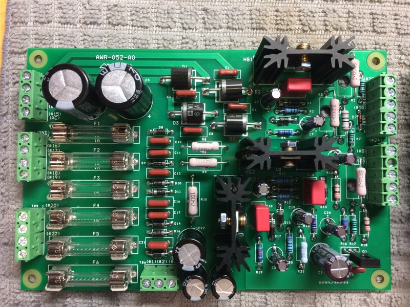SX-939, SX-9930 AWR-052 Power Supply pcb, (new)