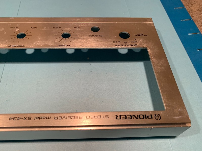 PIONEER SX-434 Stereo Receiver Parting Out Faceplate gallery