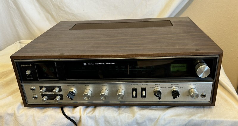 Vintage National Panasonic SA 710 4 Channel Quad Stereo Receiver Needs Work