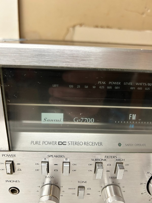 STEREO RECEIVER Sansui G-7700 Vintage Original AM/FM G77000 gallery